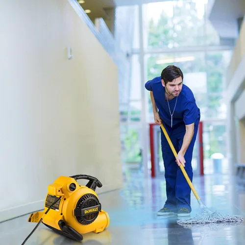 Miniatura 4 de DEWALT Movedor de Aire Portátil, 276W Ventilador de Piso de 3 Velocidades, Ventilador Soplador Utilitario, 1/5 HP 600 CFM Secador de Piso, Secador