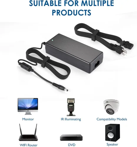 Miniatura 4 de Fuente de alimentación de 36 V 4 A para amplificador de audio doméstico, fuente de alimentación de 36 V 4 A 144 W, adaptador de CA CC de 110 a 240 V