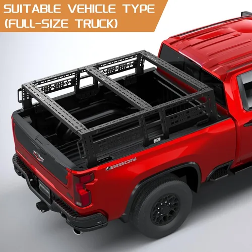 Miniatura 7 de CLAMBER Overland Portaequipajes de Cama para Camioneta de Tamaño Completo con/sin Rieles de Cama Ancho Ajustable Compatible con Ford Serie F