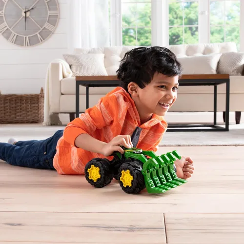 Miniatura 7 de John Deere Monster Treads Rev Up Tractor Toy Tractor Toys - Neumáticos y sonidos estilo camión monstruo - 10 pulgadas - Edades 3 años en adelante