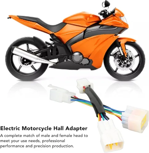 Miniatura 6 de KIMISS 2 unids controlador eléctrico motocicleta conector, 165mm/6.49in motocicleta Pasillo controlador adaptador IP67 sensible
