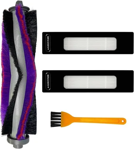 Miniatura 5 de Accesorios de repuesto para aspiradora robot, cepillo principal de rodillo Hepa, compatible con Midea S8 / S8+ Plus (color : juego A)
