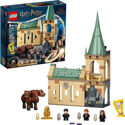 LEGO Harry Potter Hogwarts: Fluffy Encounter 76387 Kit de construcción; juego de Hogwarts para perros de 3 cabezas; juguete genial y coleccionable;