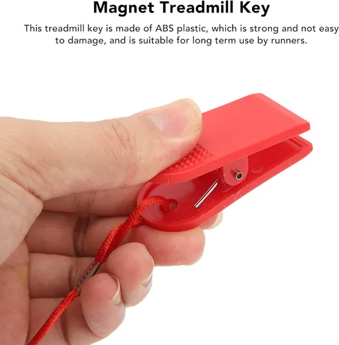 Miniatura 4 de Llave de seguridad para cinta de correr, 2 unidades, cinta de correr universal, llave de seguridad, máquina para correr, imán de llave, cinta
