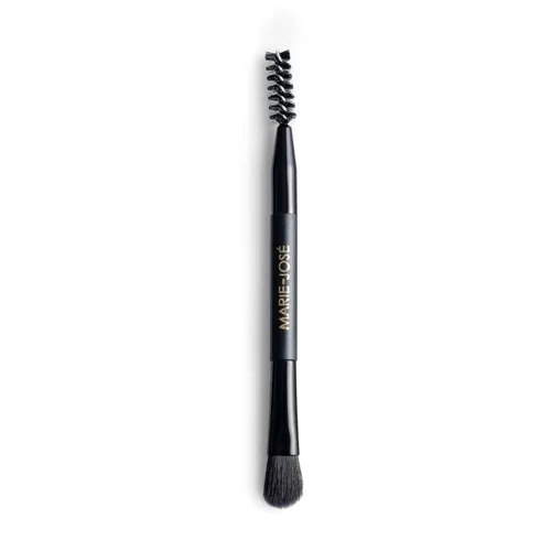 Miniatura 8 de Marie-José - Kit de polvo para cejas de color rubio oscuro y marrón claro, polvo impermeable para cejas con 6 plantillas reutilizables y cepillo