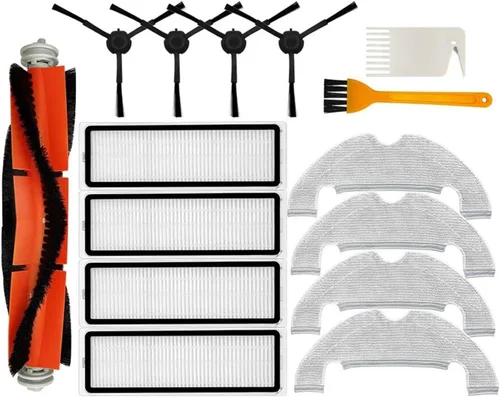 Miniatura 11 de EtliN Compatible con el trapeador de vacío Xiaomi Mi Robot 2 Ultra STYTJ05ZHM, piezas de repuesto, cepillo lateral principal, filtro Hepa, bolsa