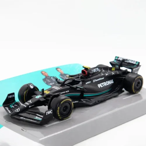 Miniatura 3 de HTLNUZD Bburago 2023 1:43 F1Mercedes AMGW14#44 para Lewis Hamilton Formula One W14#44 1/43 Aleación Racing Die Cast Car Static Adult Collection