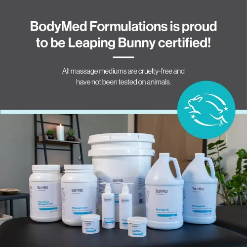 Miniatura 2 de BodyMed Formulations - Crema de masaje de tejido profundo, 4 onzas, sin fragancia, crema totalmente natural para terapia de masaje, certificado