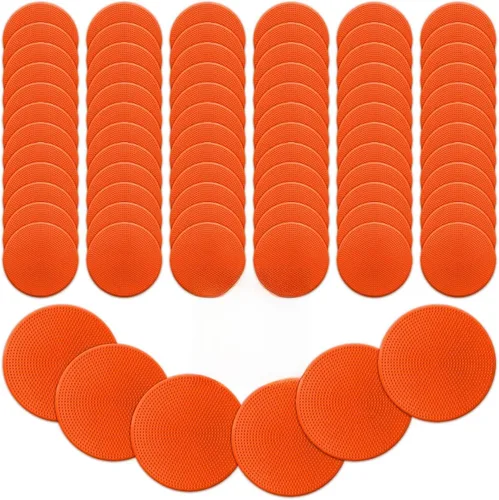 Miniatura 11 de 12/24 marcadores de punto de polietileno de 9 pulgadas, de goma antideslizante, marcadores de entrenamiento de agilidad, puntos de piso, conos
