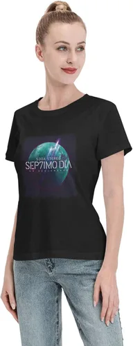 Miniatura 4 de Soda Stereo Sep7imo Dia - Camiseta de verano para mujer, camiseta casual de manga corta