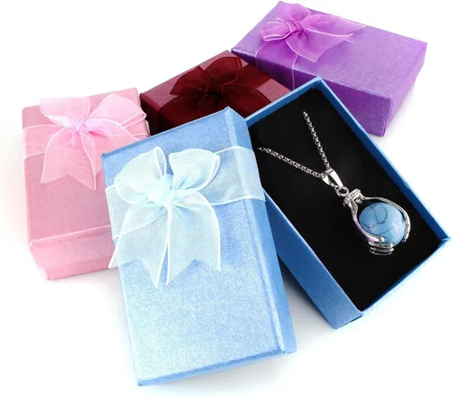Miniatura 9 de BEADNOVA collar con gema de curación con cadena de acero inoxidable de 18 pulgadas, con embalaje de caja de regalo