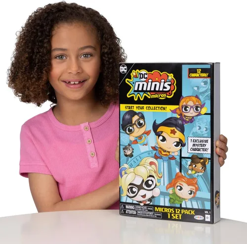 Miniatura 6 de DC Comics Minis, paquete de 12 Micros, figuras coleccionables de 1.5 pulgadas (muñecas, juguetes), exclusivo de Amazon