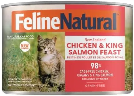 Miniatura 19 de Feline Natural New Zealand Comida Enlatada para Gatos Alimento Húmedo, Alto en Carne, Bajo en Carbohidratos y Sin Granos Comida Húmeda para Gatos