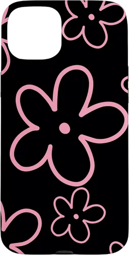 Miniatura 9 de Pink Black Flower Retro Modern Boho Floral Aesthetics Case for iPhone 17