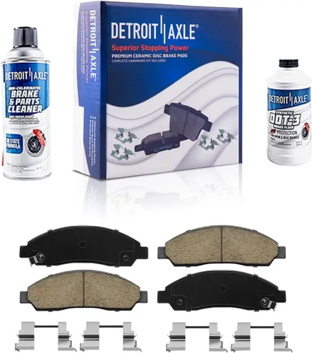 Miniatura 100 de Detroit Axle - Pastillas de Freno Delantero para Nissan Altima Maxima Sentra 350Z Cube Juke Versa INFINITI G20 G35 I30 I35 Suzuki SX4, Pastillas