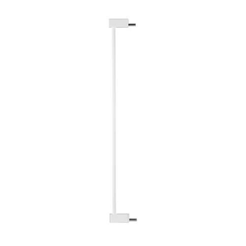 Miniatura 13 de BABELIO Puerta de metal para bebé, extensión blanca de 5.5 pulgadas (5.5 in), puertas de bebé extra anchas para escaleras y puertas, puerta