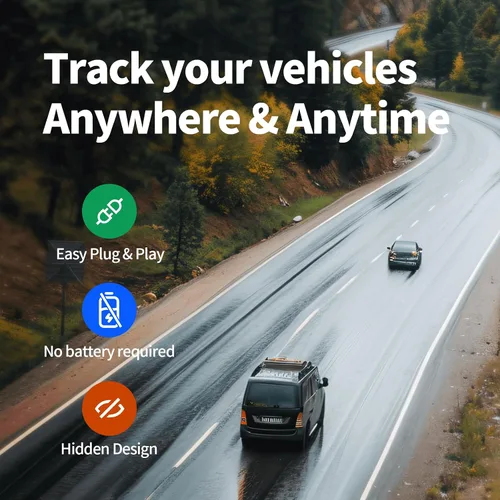 Miniatura 8 de Rastreador GPS con cable para vehículos, sin cargo mensual, sin suscripción, seguimiento en tiempo real, SIM 4G y datos incluidos, historial