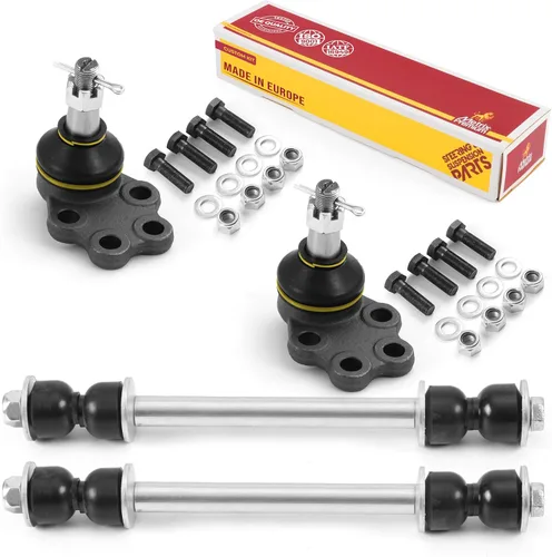 Miniatura 205 de Metrix Premium Chassis Parts - Juego de 4 piezas de articulación de rótula superior y barra estabilizadora delantera para Ford Ranger RWD 1998-2011