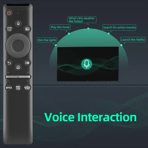 Miniatura 3 de Mando a distancia de voz de repuesto para mando a distancia inteligente Samsung Smart TV, para Samsung LED QLED 4K 8K Crystal UHD HDR Smart TV