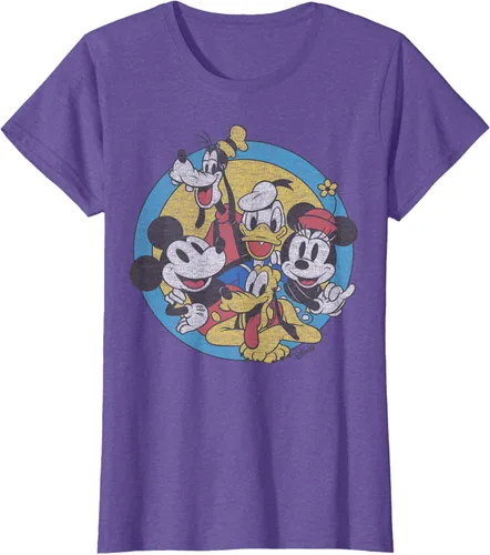 Miniatura 20 de Disney Camiseta retro de Mickey and Friends Group Shot