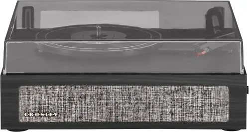 Miniatura 6 de Crosley CR6042A-BK Scout - Tocadiscos Bluetooth de 3 velocidades con altavoces integrados, color negro