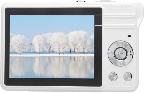 Miniatura 8 de Cámara digital vintage de 50 MP 1080P, cámara compacta de apuntar y disparar, enfoque automático con zoom 16X, cámara retro regalo