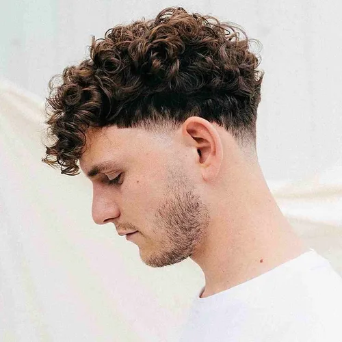 Miniatura 8 de Voloria Toupee - Extensiones de pelo rizado de 8 pulgadas para hombre, sistema de reemplazo de cabello humano virgen 100% europeo para hombres, red
