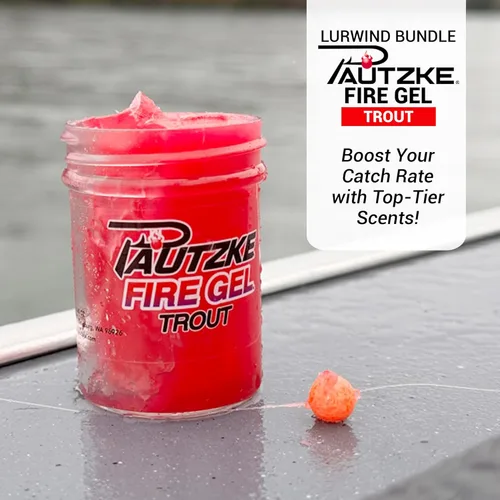 Miniatura 3 de Lurwind Paquete definitivo para huevos de salmón Pautzke UV-Glo - Mejor colección de colores - Huevos de salmón premium para pesca de trucha - Cebo