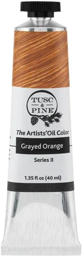 Miniatura 110 de Tusc & Pine Pintura al óleo Artist – Alizarin Crimson, 1.4 fl oz, sin amarilleo, consistencia rica y cremosa, carga máxima de pigmento, pinturas al