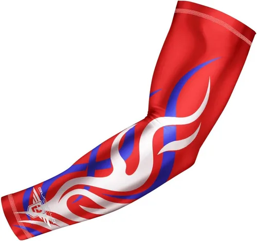Miniatura 10 de Bucwild Sports Flame Fire Compression Arm Sleeve for Women & Men Durable, Snug Fit for Long-Lasting Shape Retention