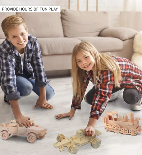 Miniatura 4 de Puzzled Rompecabezas de madera natural 3D Fórmula 1 (91 piezas)