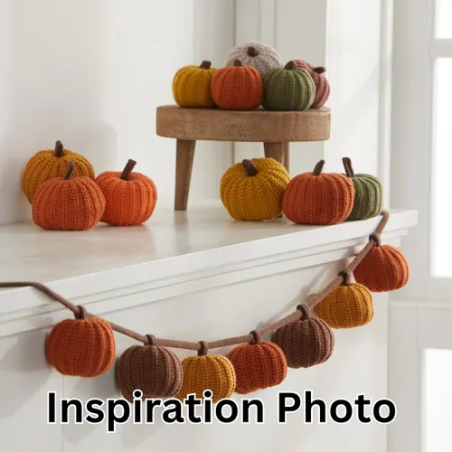 Miniatura 8 de Your Heart's Content Juego de 5 mini calabazas de punto, regalo pensativo, favorito de otoño, rellenos de cuencos de otoño, decoración de bandeja