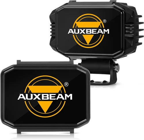 Miniatura 17 de Auxbeam Cápsulas LED de cubo de 4 pulgadas, luces superbrillantes de 60 W, luces auxiliares de inundación, luz de conducción de motocicleta