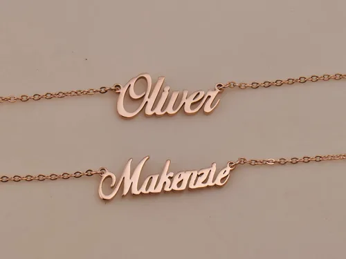 Miniatura 3 de GR35Z9 Collar personalizado con placa de identificación única