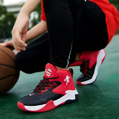 Miniatura 8 de Nuevos zapatos de baloncesto deportivos antideslizantes para niños
