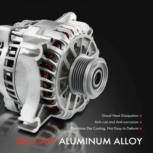 Miniatura 4 de A-Premium Alternador compatible con Ford Expedition 2005-2006 y Lincoln Navigator 2005-2006, V8 5.4L, 135Amp 12V 6-Groove Polea en sentido horario