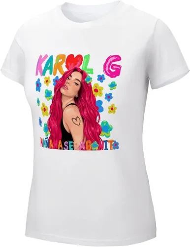 Miniatura 5 de Karols G Shirt Mananas seras Bonitos Camiseta para Mujer