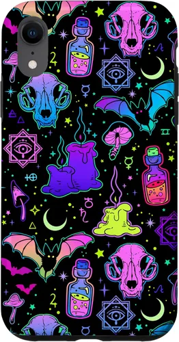 Miniatura 24 de Funda de brujería mágica para iPhone 16 con diseño gótico pastel de Halloween
