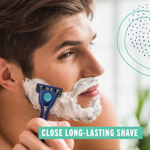Miniatura 3 de Preserve Shave 5 Maquinilla de afeitar recargable de cinco hojas, hecha de materiales reciclados, amarillo sol Amarillo (Sunshine Yellow)
