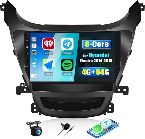 Miniatura 11 de [HiFi Audio] 2+64G Android Car Stereo para Hyundai Elantra 2014-2016 Wireless Apple Carplay Android Auto 9 pulgadas Pantalla táctil Navegación