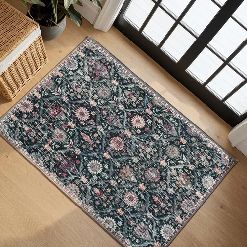 Miniatura 27 de Lahome - Alfombra de marroquí tejida, alfombra para cocina, pasillo, antideslizante, pasillo para entrada, pasillo de lavadero, dormitorio, 274 x