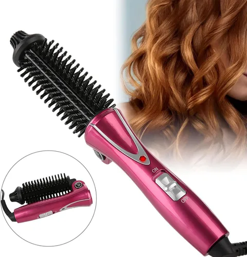 Miniatura 2 de Ejoyous Cepillo de rizador, cepillo mulifuncional para rizar el cabello, cepillo plegable eléctrico, herramienta de belleza portátil para peluquería