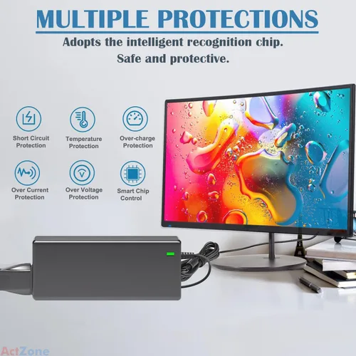 Miniatura 5 de Fuente de alimentación de 19 V CC compatible con Samsung TV de 32 pulgadas UN32J400 UN32J5003AF UNJ32J5205, Odyssey G5 G3 cable de alimentación G55C
