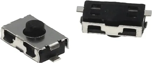 HALONE 1000 piezas sin microinterruptor normalmente cerrado, 3 x 6 teclas de botón de gel de sílice SMD táctiles SMD, 4 x 6 NC botón suave SMD