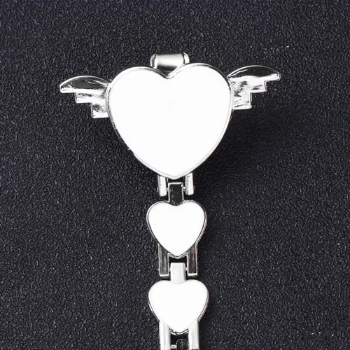 Miniatura 5 de Reloj colgante de enfermera, reloj colgante creativo de moda, diseño de corazón, decoración de cuarzo, reloj de bolsillo