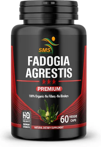 Fadogia Agrestis Extracto Píldoras (fuerza máxima) porciones de 1,000 mg | Apoya el rendimiento atlético, la fuerza, la conducción, orgánico,