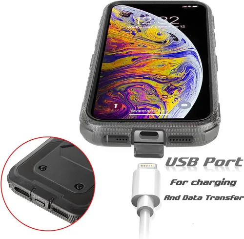 Miniatura 7 de Asuwish Funda de teléfono para LG X Charge/Fiesta 2 LTE/X Power 3/X5/LV7, híbrida, a prueba de golpes, a prueba de caídas, accesorios de celda