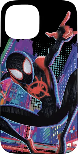 Miniatura 6 de Funda para iPhone 13 Pro Max Marvel Spider-Man Into the Spider-Verse Miles Morales City