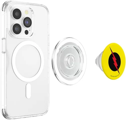 Miniatura 4 de El logotipo de Flash Reverse Flash PopSockets MagSafe PopGrip para iPhone