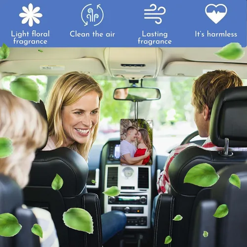 Miniatura 5 de Ambientadores de aire personalizados con logotipo personalizado para automóvil, a granel, ambientadores personalizados de doble cara con logotipo